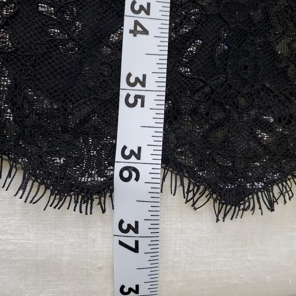 NWT Velvet Brand All Over Lace Sparkly Whimsigoth Dark Fairy Mini dress Sz M - Picture 7 of 9